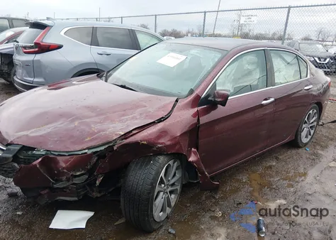 2014 Honda Accord Sport from USA, damaged, VIN 1HGCR2F58EA011400